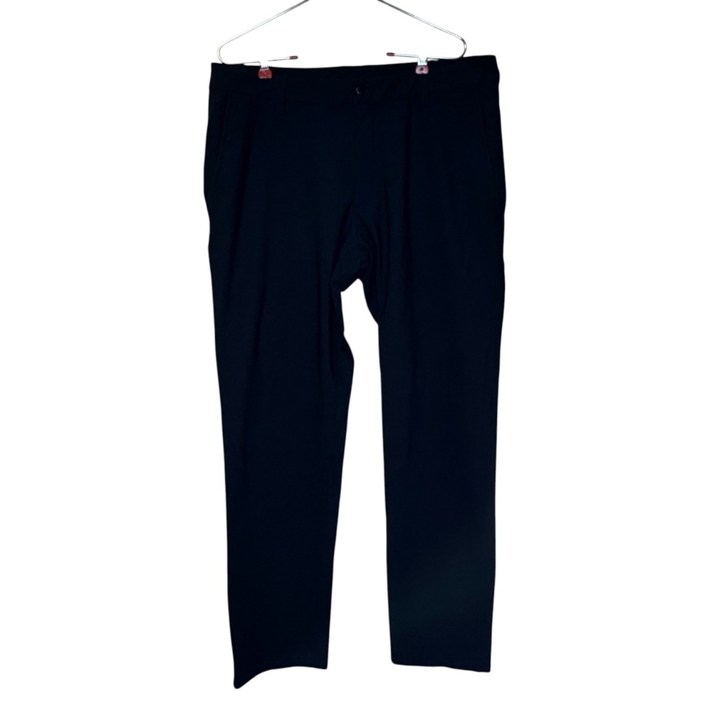 FootJoy Mens Pants Chino Performance Golf Flat Front Straight Leg Black 33X32